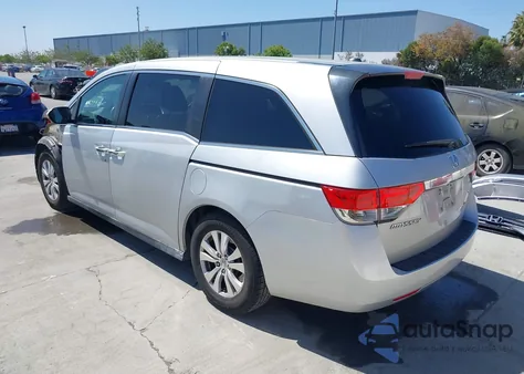 2014 Honda Odyssey Ex-L из США, поврежденный, VIN 5FNRL5H6XEB008202